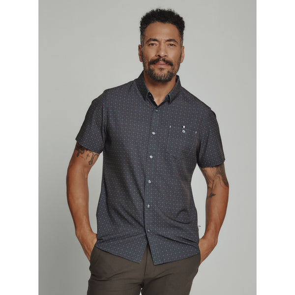 7 Diamonds - Prescott Short Sleeve Shirt - Charcoal