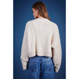 Bishop + Young - Kyla Cable Knit Sweater - Oatmeal