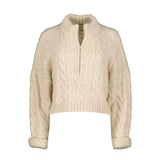 Bishop + Young - Kyla Cable Knit Sweater - Oatmeal