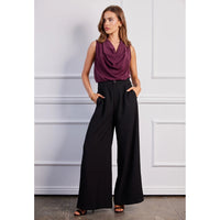 Bishop + Young - Marbella Wide Leg Pant - Black