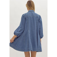 Entro - Denim Mini Dress - Denim