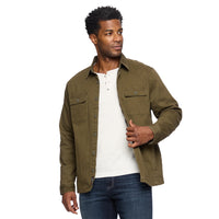 Flag & Anthem - Dunn Stretch Flannel Lined Jacket - Olive