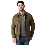 Flag & Anthem - Dunn Stretch Flannel Lined Jacket - Olive