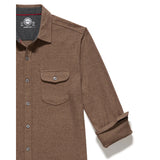 Flag & Anthem - Hero Solid Twill Knit Flannel - Brown