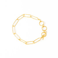 Ink + Alloy - Joanne Paperclip Chain Bracelet - Gold