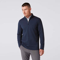 Mizzen + Main - KPI Quarter Zip - Navy Heather