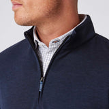 Mizzen + Main - KPI Quarter Zip - Navy Heather