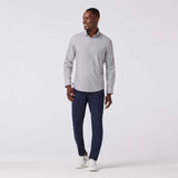 Mizzen + Main - Leeward No Tuck Dress Shirt - Silver Dotted Diamond