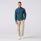 Mizzen + Main - Leeward No Tuck Dress Shirt - Sea Ludlow Plaid