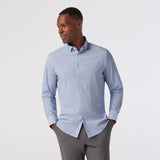 Mizzen + Main - Leeward No Tuck Dress Shirt - Coastal Fjord Diamond Mosaic