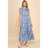 Pinch - Paisley Maxi Dress - Blue