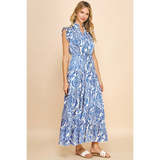 Pinch - Paisley Maxi Dress - Blue