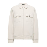 Psycho Bunny - The Oaks Knit Bomber Shacket - Natural Linen