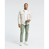 Psycho Bunny - The Oaks Knit Bomber Shacket - Natural Linen