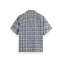 Scotch & Soda - Jacquard Relaxed Fit Short Sleeve - Blue Diamond