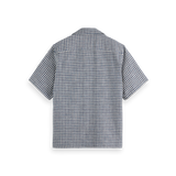 Scotch & Soda - Jacquard Relaxed Fit Short Sleeve - Blue Diamond