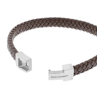 Steel & Barnett - Leather Bracelet Archie - Brown