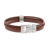 Steel & Barnett - Leather Bracelet Casual Cole - Peanut