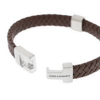 Steel & Barnett - Leather Bracelet Harrison - Brown