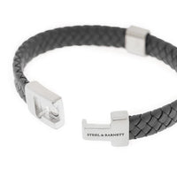 Steel & Barnett - Leather Bracelet Harrison - Dark Gray