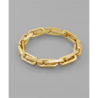 Gold Chain Link Bracelet